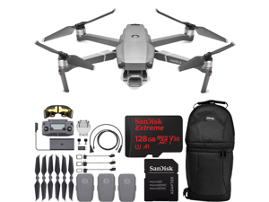 DJI Mavic 2 Pro Drone Quadcopter with Hasselblad Camera HDR Video UAV Adjustable Aperture 20MP 1" CMOS Sensor with 3x Batteries, SanDisk Extreme 128GB MicroSDXC UHS-I U3 V30 and Molded Carrying Case B DJI Mavic 2 Pro Drone Quadcopter with Hasselblad Camera HDR Video UAV Adjustable Aperture 20MP 1" CMOS Sensor with 3x Batteries, SanDisk Extreme 128GB MicroSDXC UHS-I U3 V30 and Molded Carrying Case B