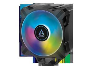 ARCTIC Freezer i35 A-RGB - Single Tower CPU Cooler with A-RGB, Intel Specific, Pressure Optimized 120 mm P-Fan, 200-1700 RPM, 4 Heat Pipes, incl. MX-5 Thermal Paste - Black