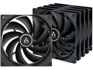 ARCTIC F14 PWM PST (5 Pack) - 140 mm Case Fan with PWM Sharing Technology (PST), Quiet Motor, Computer, 200-1350 RPM - Black