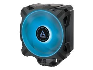 ARCTIC Freezer A35 RGB - Single Tower CPU Cooler with RGB, AMD Specific, Pressure Optimized 120 mm P-Fan, 200-1700 RPM, 4 Heat Pipes, incl. MX-5 Thermal Paste - Black