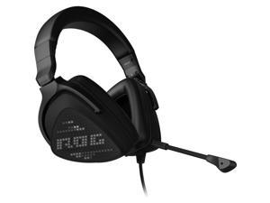 ASUS ROG Delta S Animate Gaming Headset with Customizable AniMe Matrix LED Display and AI Noise-Canceling Mic