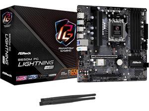 ASRock B650M PG Lightning WiFi AMD RYZEN 8000 and 7000 Series Socket AM5 DDR5 192 GB ATX 7200+(OC) HDMI Type-C SATA3 6.0 Gb/s 2.5G LAN