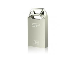 Silicon Power 8GB Silicon Power Touch T50 Zinc-Alloy Compact USB Flash Drive Champagne Edition Model SP008GBUF2T50V1C