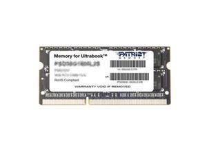 Patriot Memory 4GB PC3-12800 (1600MHz) Ultrabook SODIMM Model PSD34G1600L2S