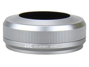 JJC Premium Silver Lens Hood LH-JX100II Replacement for Fuji FinePix X100, X100S Model LH-JX100II-SLV JJC Premium Silver Lens Hood LH-JX100II Replacement for Fuji FinePix X100, X100S Model LH-JX100II-SLV