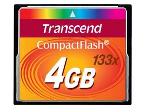 Transcend 4GB Compact Flash (CF) Flash Card Model TS4GCF133