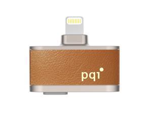 PQI 64GB Instashot Live Video Recording and Editing Storage, incl. Leather Case and Cable Model 6I07-064GR1003