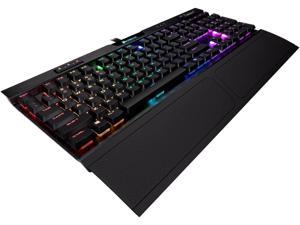 Corsair K70 RGB MK.2 Low Profile RAPIDFIRE Mechanical Gaming Keyboard Backlit RGB LED Cherry MX Low Profile Speed