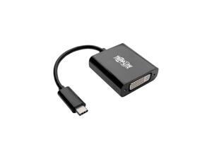 Tripp Lite USB C to DVI Adapter Converter 1080P M/F Black USB Type C to DVI Tripp Lite USB C to DVI Adapter Converter 1080P M/F Black USB Type C to DVI