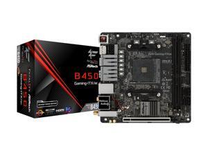 Asrock Fatal1ty AMD B450 AM4 Mini ITX DDR4-SDRAM Motherboard Asrock Fatal1ty AMD B450 AM4 Mini ITX DDR4-SDRAM Motherboard