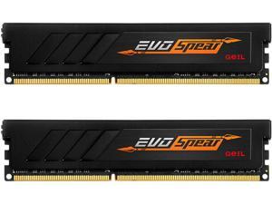 GeIL 16GB (2 x 8GB) EVO SPEAR DDR4 3000MHz PC4 24000 Desktop Memory GeIL 16GB (2 x 8GB) EVO SPEAR DDR4 3000MHz PC4 24000 Desktop Memory