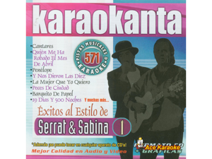 Karaokanta KAR-4571 - Serrat y Sabina 1 - Spanish CDG Karaokanta KAR-4571 - Serrat y Sabina 1 - Spanish CDG