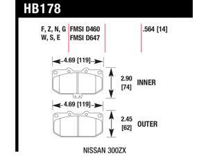 Hawk Performance HB178N.564 Disc Brake Pad Hawk Performance HB178N.564 Disc Brake Pad