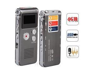 4GB Digital Voice Recorder Dictaphone MP3 Player Rechargeable 4GB Digital Voice Recorder Dictaphone MP3 Player Rechargeable