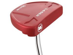 Ram Golf Laser Red Milled Face Mallet Putter - Headcover Included - 34"