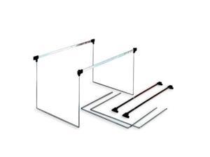 TOPS Drawer Frames Adjustable 14"-18" Ltr 2/BX Steel AFF24 TOPS Drawer Frames Adjustable 14"-18" Ltr 2/BX Steel AFF24