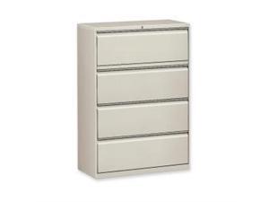 Lorell Lateral File 4-Drawer 42"x18-5/8"x52-1/2" Lt Gray 60436 Lorell Lateral File 4-Drawer 42"x18-5/8"x52-1/2" Lt Gray 60436