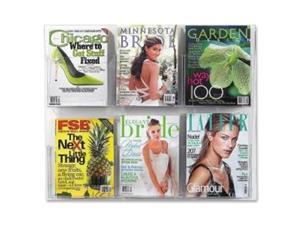 Safco Clear2c Magazine Display Rack 5667CL Safco Clear2c Magazine Display Rack 5667CL