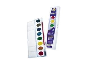 Prang Professional Watercolors 8 Assorted Colors Oval Pans 00800 Prang Professional Watercolors 8 Assorted Colors Oval Pans 00800