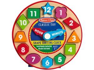 Melissa & Doug Shape Sorting Clock - Wooden Educational Toy Melissa & Doug Shape Sorting Clock - Wooden Educational Toy