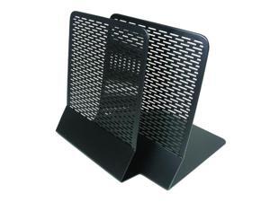 Artistic Urban Collection Punched Metal Bookends 6 1/2 x 6 1/2 x 5 1/2 Black Artistic Urban Collection Punched Metal Bookends 6 1/2 x 6 1/2 x 5 1/2 Black