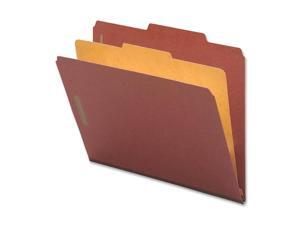 Classification Folders 2" Exp. Legal 1 Div 10/BX Red Classification Folders 2" Exp. Legal 1 Div 10/BX Red