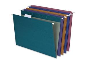 Pendaflex Earthwise Recycled Colored Hanging File Folders 1/5Tab Letter Assorted Pendaflex Earthwise Recycled Colored Hanging File Folders 1/5Tab Letter Assorted