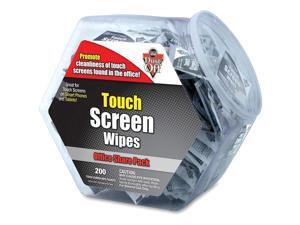Falcon DMHJ Monitor Wipes Office Share Pack - Anti-static, Alcohol-free - 200 / Each - White Falcon DMHJ Monitor Wipes Office Share Pack - Anti-static, Alcohol-free - 200 / Each - White