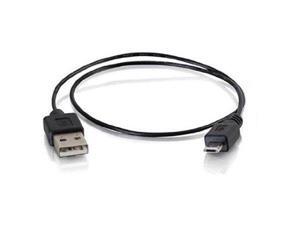 C2G 27053 USB Cable - USB A Male to USB Micro-B Male Charging Cable (18 Inches)