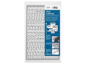 Chartpak CHA01016 Vinyl Numbers-Letters- .50in.- White Chartpak CHA01016 Vinyl Numbers-Letters- .50in.- White
