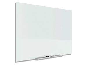 Quartet InvisaMount Magnetic Glass Marker Board Frameless 74" x 42" White Quartet InvisaMount Magnetic Glass Marker Board Frameless 74" x 42" White