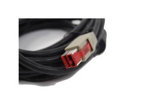 NCR 24V PRINTER POWER CABLE. 1 METER, BLACK, RoHS