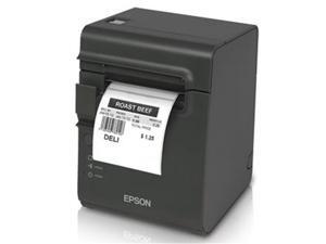 Epson TM-L90 Plus Liner-free Compatible Desktop Thermal Label and Receipt Printer, 203 dpi, 40/58/80 mm, USB, Serial, Dark Gray - C31C412A7891