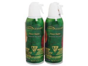 Compucessory Air Duster Cleaner, Moisture-Free/Ozone Safe, 10.00 oz., 2/Pack Compucessory Air Duster Cleaner, Moisture-Free/Ozone Safe, 10.00 oz., 2/Pack