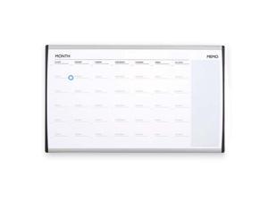 Quartet Magnetic Dry-Erase Calendar 18 x 30 White Surface Silver Aluminum Frame Quartet Magnetic Dry-Erase Calendar 18 x 30 White Surface Silver Aluminum Frame