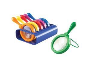 Learning Resources Primary Science Jumbo Magnifiers Set Of 6 In A Stand 2884