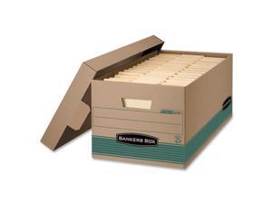 Fellowes 1270101 Stor/File Extra Strength Storage Box, Letter, Lift-Off Lid, Kft/Green, 12/Carton Fellowes 1270101 Stor/File Extra Strength Storage Box, Letter, Lift-Off Lid, Kft/Green, 12/Carton
