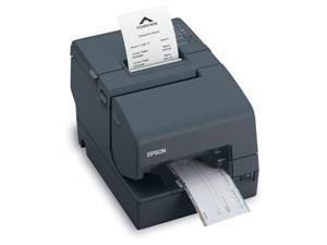 Epson TM-H2000 Dual-function Receipt Printer with Check Processing, MICR + Endorsement, USB, Serial, Auto Cutter, Dark Gray - C31CB26902