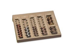PM Company 5025 Counter Change Tray, 9-3/4" x 7-5/8" x 1-5/8", Pebble Beige PMC05025 PM Company 5025 Counter Change Tray, 9-3/4" x 7-5/8" x 1-5/8", Pebble Beige PMC05025