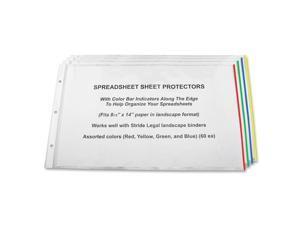 Stride Semi-clear Sheet Protectors 20 Sheet Capacity - Legal 8.50" x 14" - 3 x Holes - Polypropylene - 15 / Box - Clear Stride Semi-clear Sheet Protectors 20 Sheet Capacity - Legal 8.50" x 14" - 3 x Holes - Polypropylene - 15 / Box - Clear