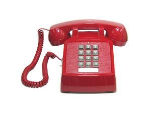 Cortelco Red Desk Phone 250047-vbo-20m New 