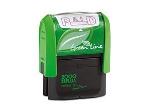 2000 PLUS Green Line 035350 1 1/2 x 9/16 Red 2000 Plus Green Line Paid Message Stamp 2000 PLUS Green Line 035350 1 1/2 x 9/16 Red 2000 Plus Green Line Paid Message Stamp