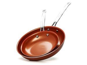 Brentwood BFP-2810C Induction Copper Fry Pan Set