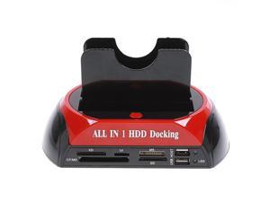 2.5" 3.5" SATA/IDE HDD 2-Dock Docking Station e-SATA Hub