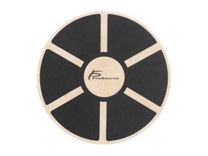Prosource Fit Wooden Balance Board Non-Slip Wobble Core Trainer 15.75in Diameter with 360 Rotation for Stability Training, Full Body Exercises, Physical Therapy, Black Prosource Fit Wooden Balance Board Non-Slip Wobble Core Trainer 15.75in Diameter with 360 Rotation for Stability Training, Full Body Exercises, Physical Therapy, Black