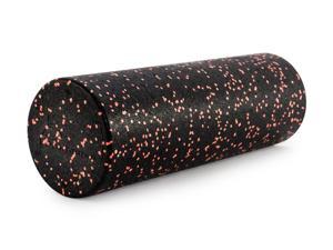 Prosource Fit High Density Speckled Black Foam Rollers, 12”,18”,24”,36” for Myofascial Release, Pilates, Trigger Point Massage and Muscle Therapy
