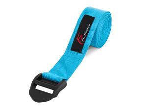 Prosource Fit Cinch Buckle Yoga Strap, Durable Cotton 8ft. x 1.5in for Stretching, Holding Yoga Poses and Physical Therapy Prosource Fit Cinch Buckle Yoga Strap, Durable Cotton 8ft. x 1.5in for Stretching, Holding Yoga Poses and Physical Therapy