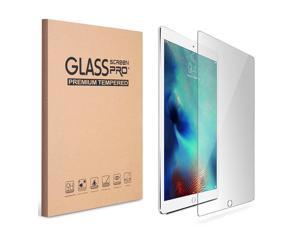 KIQ 9H Hardness 0.30mm Bubble-Free Easy-to-install Anti-Scratch Tempered Glass (2 Pack) Screen Protector for Apple iPad 9.7 5th Gen 2017/6th Gen 2018