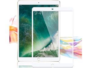 iPad 7th 8th Gen 10.2 Screen Protector, Clear Protection Tempered Glass Self-Adhere Bubble-Free For Apple iPad 7th/8th Generation 10.2 [White]