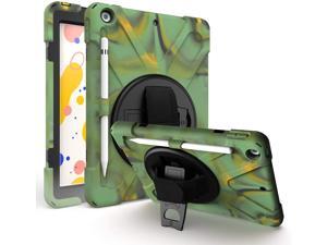 iPad 7th 8th 10.2 Generation Case, Shockproof Heavy Duty Rugged Protection Case Stand Secure Hand Grip Shoulder Strap Sling for Apple iPad 10.2-inch 7th 8th Gen (Camouflage) iPad 7th 8th 10.2 Generation Case, Shockproof Heavy Duty Rugged Protection Case Stand Secure Hand Grip Shoulder Strap Sling for Apple iPad 10.2-inch 7th 8th Gen (Camouflage)